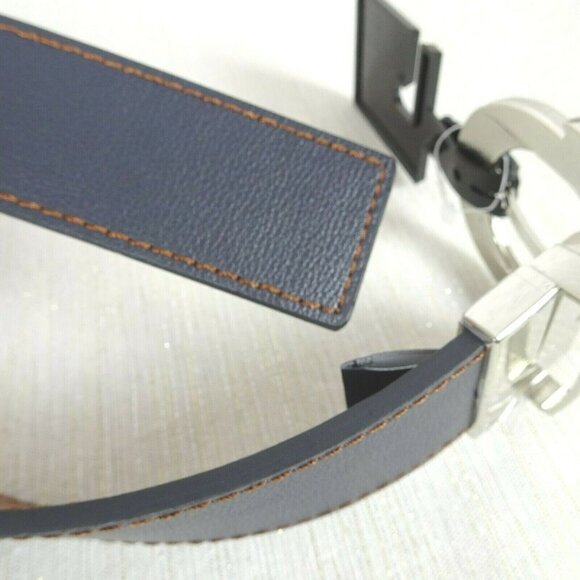 NWT TRUE RELIGION Reversible Buckle Belt Able Horseshoe Harness 38 - Picture 10 of 11